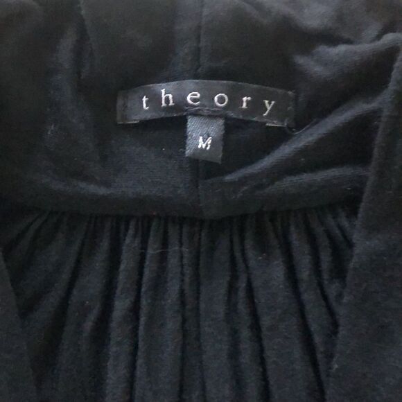 Theory Black T-shirt Sleeveless Dress - Picture 2 of 7